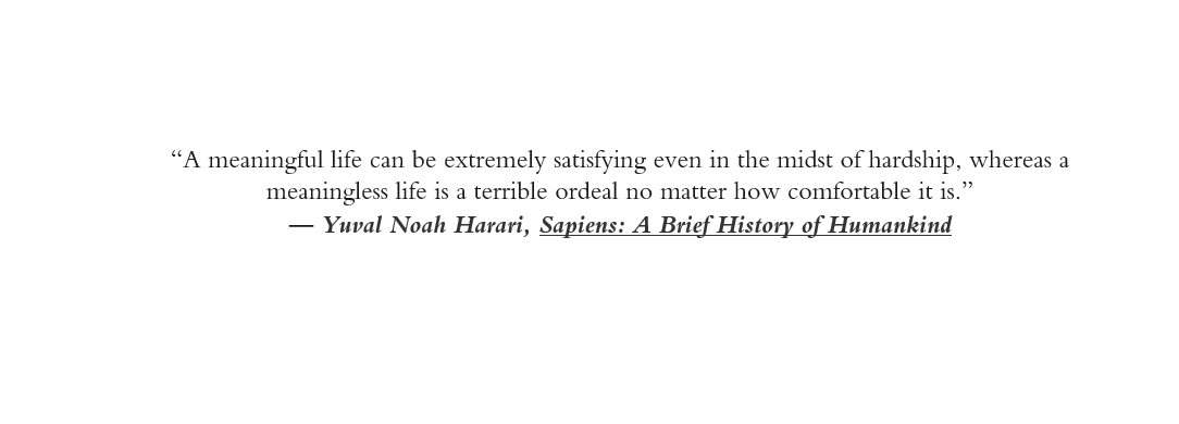 Harari quote